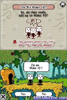 Make 10 - A Journey of Numbers (Europe) (En,Fr,De,Es,It) screen shot game playing